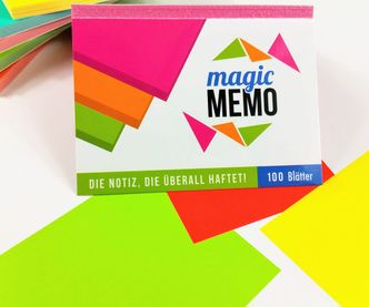 Magic Memo Notiz Block viele Farben