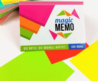 Magic Memo Notiz Block viele Farben